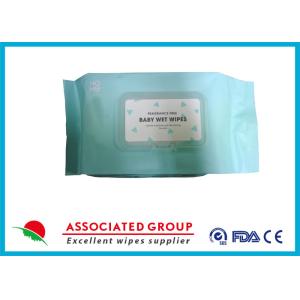 Fragrance / Alcohol Free Baby Wet Wipes 50GSM Gram Weight 80PCS