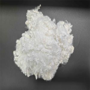 Far Infrared Polyester Man Made Fibre 3D White PSF With Customized Crimp