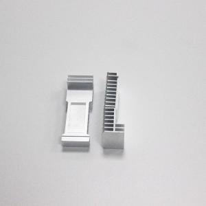 China Industrial Silver Aluminum Extrusion Heat Sink Hard Anodizing on sale