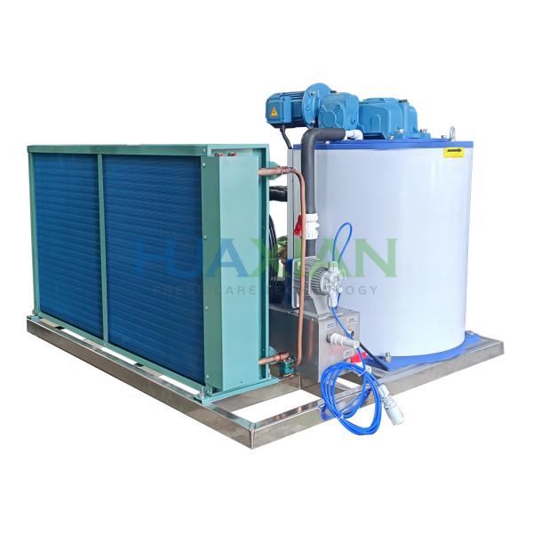 Fresh Water Flake Ice Machine 1 Ton Small Air Cooled For Fishes
