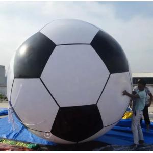 Soccer Shape Giant Advertising Inflatable Helium Balloon With Full Printing