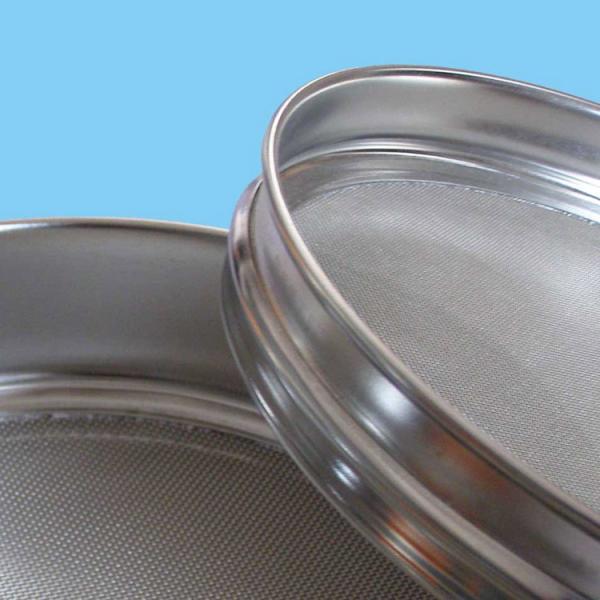 Laboratory Wire Mesh Sieve , 10 30 50 60 80 Micron Stainless Steel Fine Mesh Sieve