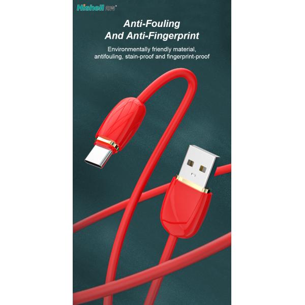 Stainproof Antiwear Cell Phone Charging Cords Ultraportable Long Lasting