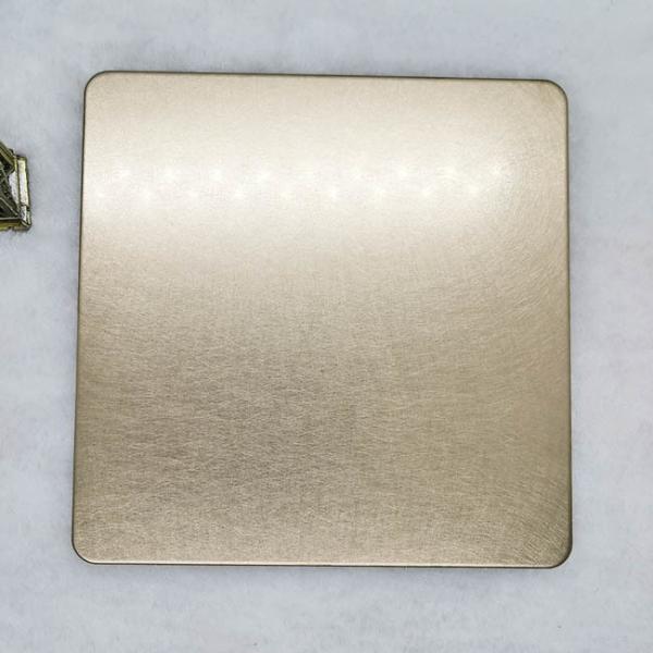 Buy color stainless steel sheet gold mirror with anti-finger treatment at wholesale prices