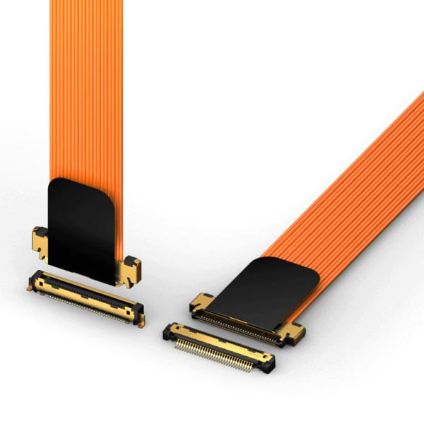 Buy KEL Micro Coaxial Cable TSL Series High Performance Coaxial Harnesses Transmission Rate 32Gbps Pitch 0.55mm at wholesale prices