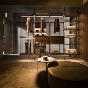 Classic French Design Customized Wardrobe Closet With Optimized Storage