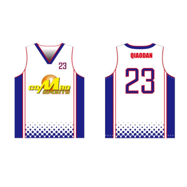 Buy Custom 4-16cm Basketball Team Uniform Mens Training Jerseys at wholesale prices
