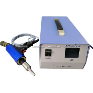35Khz Ultrasonic Plastic Extrusion Welding Gun / Ultrasonic Spot Welding Machine