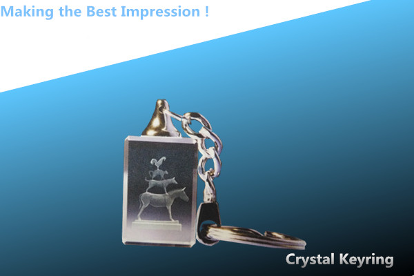 led keychain/crystal keyring/crystal rectangle keyring/crystal rectangular key