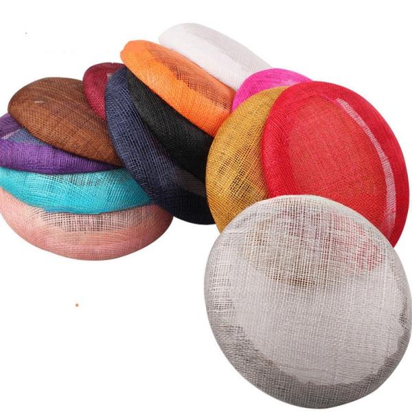 Party Decoration Hat Fascinator Sinamay Base Express Shipping 14*14 cm
