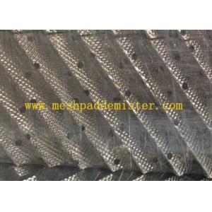 Metal Structured Distillation Packing On Pallet Covered With Plastic Film