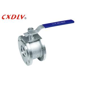 PN25 High Pressure Handle Wafer Floating Ball Valve PTFE PPL Seat