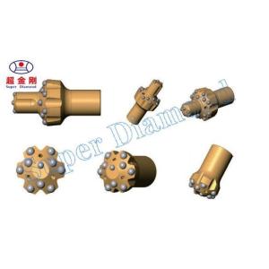 Antirust Alloy Steel Rock Drill Button Bits 3 Inch Thickness Safety Operation