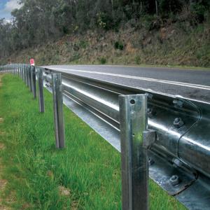 Outdoor Protection W Beam Steel Crash Barrier Highway Guardrail with High