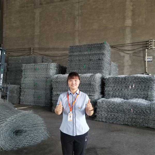 Stainless Steel Woven Gabion Wire Mesh B0x Hydraulic Engineering Rockfall