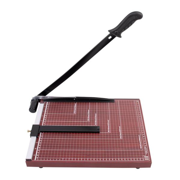 Buy Paper Cutter Professional Design B4 Guillotine Paper Trimmer With Wooden Base at wholesale prices