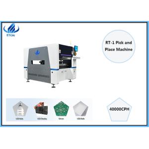 10 Heads LED Bulb Making Machine High Precion 2Pcs Camera Pick And Place Machine