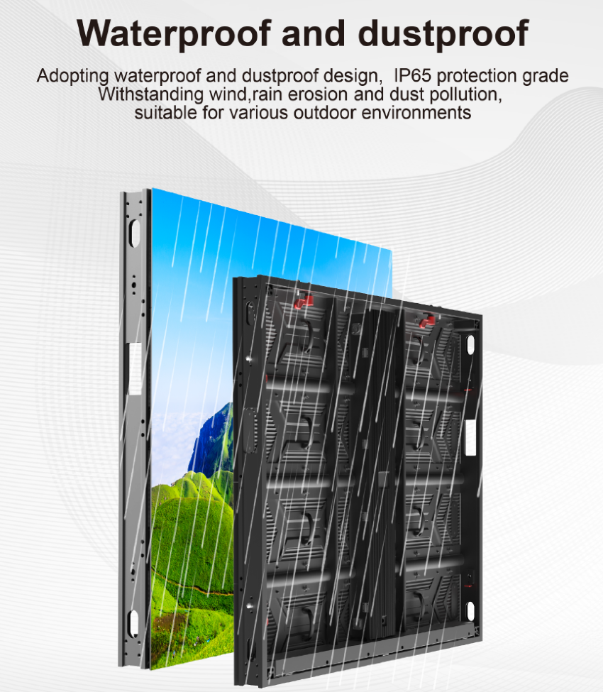 Fixed Series 1000*1000mm Profile aluminum cabinet for 500x250mm module