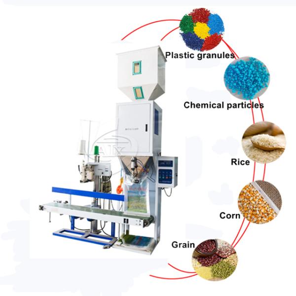 Hot Sale Stainless Steel 25kg 50kg Feed Rice Sugar Powder Granule Packing Machine