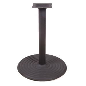 Hospitality Round Cast Iron Bistro Table base Dining Table leg Black Powder