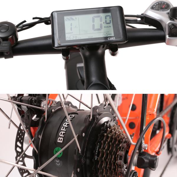 Aluminum Alloy Frame 26*4.0 Fat Tire Electric Bike with Customized Multicolored Design