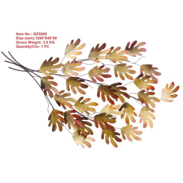 Buy Metal leaves branch  wall art home decoration at wholesale prices