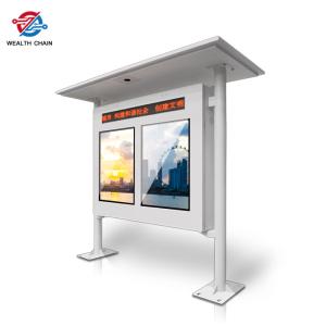 CE ROHS Outdoor LCD 3 Screens Digital Signage For Audio Video Image Web