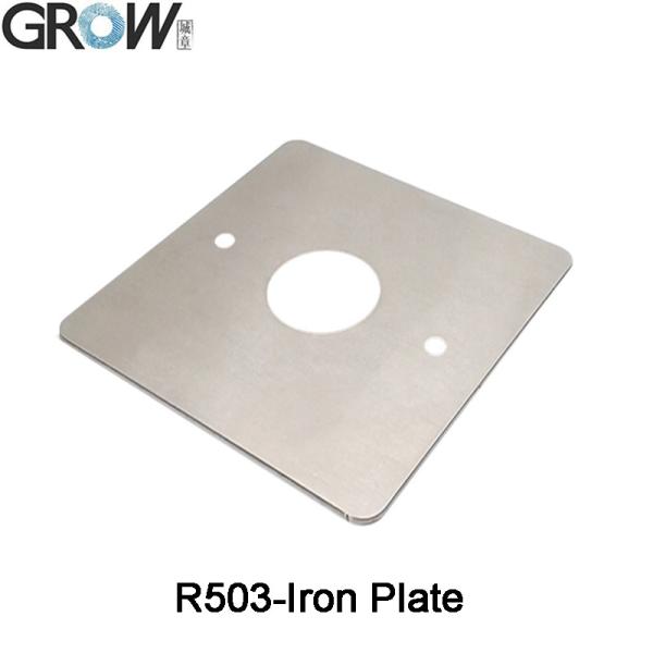 GROW R503-Iron Plate-M25 Stainless Steel Installation Plate For R503/R503-5V/R503Pro/R503S Fingerprint Sensor Module Scanner