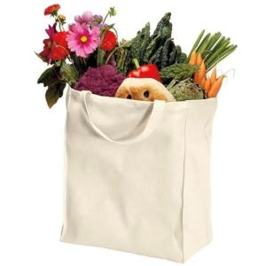 Quality Custom Printing Cotton Reusable Eco Friendly Canvas Tote Bag for sale