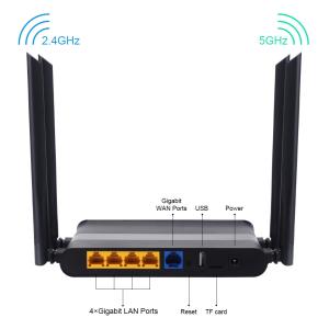 Quality OpenWRT Firmware 12W 1200Mbps Wifi Network Adapter for sale