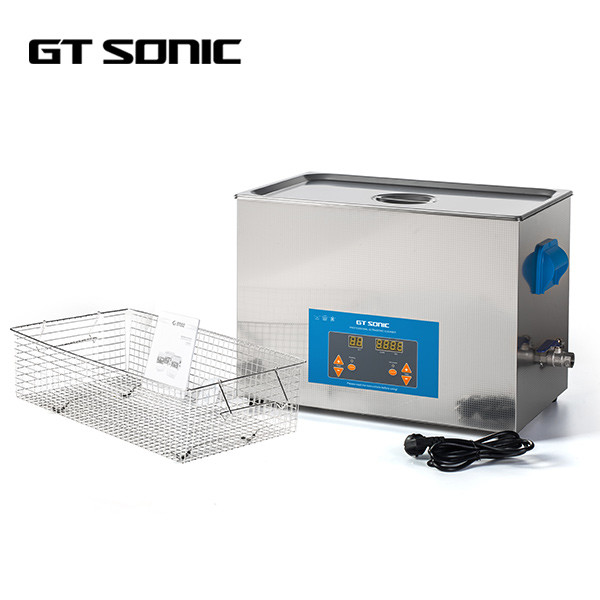 Buy 400W Ultrasonic Cleaning Equipment , 20L Lab Ultrasonic Washer With Drain Valve at wholesale prices