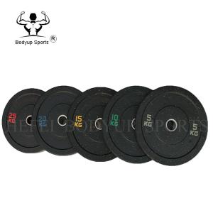 Colourful Fitness Weight Plates Crumb Bumper Plate 5kg-25kg Weight