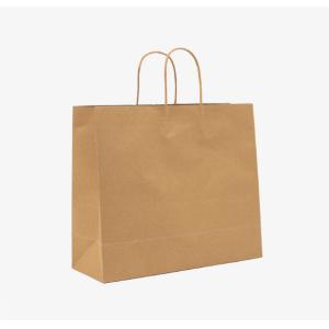 takeout kraft packaging bag with handle