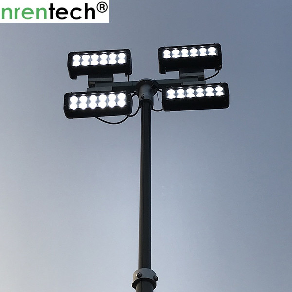 Buy 3.5m pneumatic telescopic mast for mobile light tower, fire truck lighting , inside electric wires telescopic mast at wholesale prices