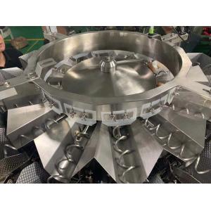 Sticky Fresh Chicken Multihead Weigher With Scraper Bucket Customized Linear