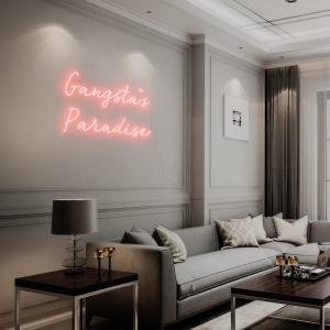 Acrylic Hollow out Custom Made Neon Light Sign OEM ODM for decoration