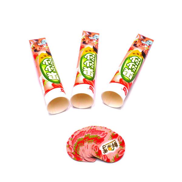 Buy Printed 68mm 48mm Foil Heat Seal Lids Alloy 8011 For Calippo Squeeze Cups at wholesale prices