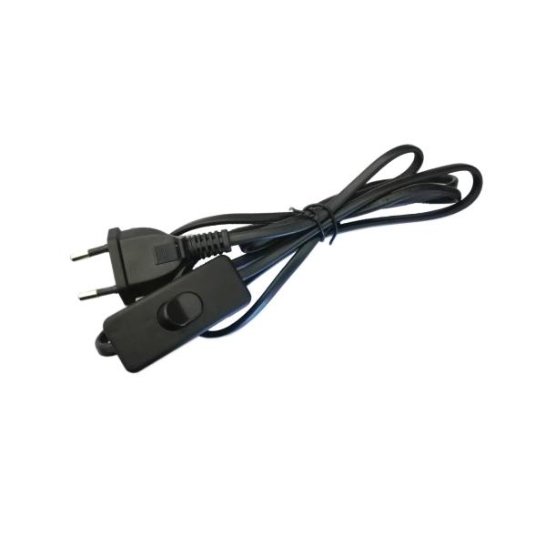 Durable Laptop VDE Power Cord Waterproof With 2 Pin European Plug