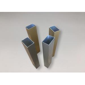 Rustproof Aluminium Rectangular Box Section Extrusions Anodized Aluminum Tubing