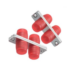 Optical Fiber Adapter FC Duplex Single Mode With 9 / 125μm Rectangle Mount