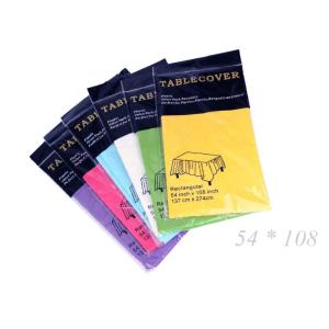 Plain White HDPE Protective Packaging Custom Printed Disposable Tablecloths