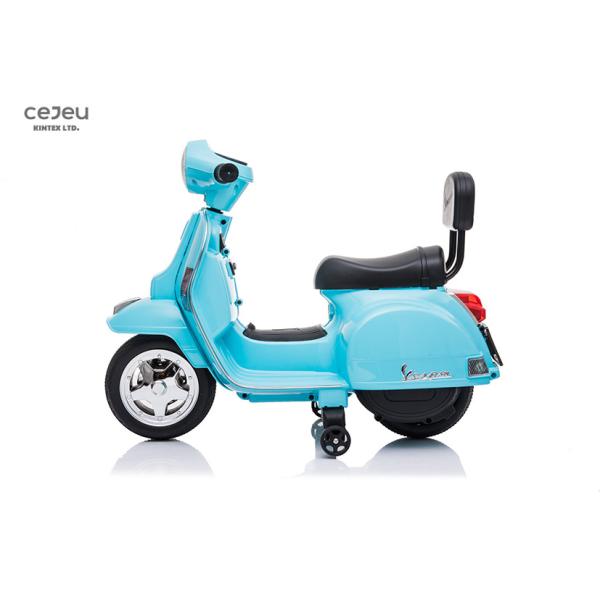 EN62115 Mini Vespa Scooter 6V 3KM/HR Mp3 Play For 5 Year Olds