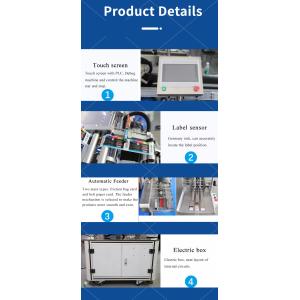 Adhesive Sticker Labeling Machine for Real-time Printing of Boxes Cards Bags and