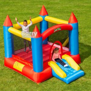 EN71 Inflatable Bounce For Backyard Kids Funny Time Jumping Castle With 0.55mm