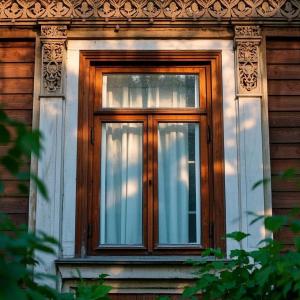 Waterproof Windproof Aluminum Wood Window Composite Sunshade window