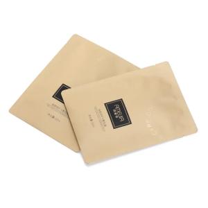 Custom Plastic Three Side Seal Pouches Flat Bags Flat Sachet