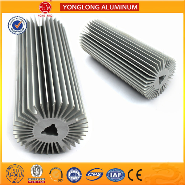 Heat Insulating Industrial Aluminum Section Materials / Machined Aluminium Extrusion Profiles