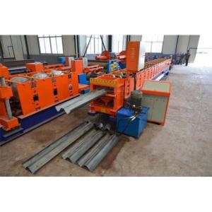 Two Waves Highway Guardrail Roll Forming Machine , Steel Roll Forming Machine