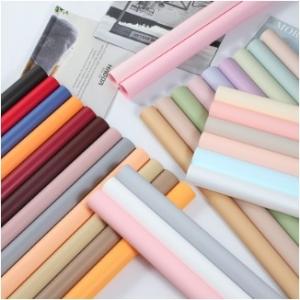 Korean Style First Love Flower Wrapping Paper Solid Color Paper for Artistic