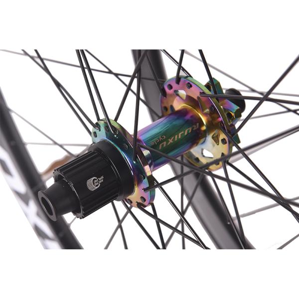 MTB 26" Mountain Bike Wheelset 12 Speed 34mm Rim Thru Axle Wheelset 24H/24H